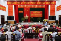 Giám đốc Sở Y tế tỉnh Kon Tum tham dự cuộc làm việc  của Ban Thường vụ Tỉnh ủy với Ban Thường vụ Huyện ủy Đăk Hà