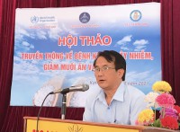 Hội thảo truyền thông giảm tiêu thụ muối phòng, chống bệnh không lây nhiễm