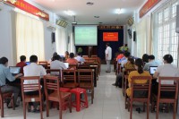 Tập huấn nhập dữ liệu phục vụ truy vết, đánh giá mức độ nguy cơ và các biện pháp hành chính tương ứng trong phòng, chống dịch COVID-19