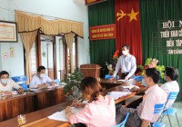 Đoàn công tác liên ngành kiểm tra, đánh giá việc triển khai thực hiện công tác phòng chống dịch bệnh tại huyện Đăk Tô năm 2021