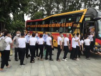 Sở Y tế tỉnh Kon Tum tổ chức Lễ xuất quân hỗ trợ nhân lực  phòng, chống dịch COVID-19 tại tỉnh Bình Dương
