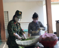 Giám sát an toàn thực phẩm tại các khu cách ly  tập trung phòng, chống dịch COVID-19