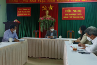 Đoàn công tác Sở Y tế giám sát công tác điều trị COVID-19 tại huyện Ngọc Hồi