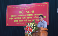 Đảng bộ Sở Y tế tổ chức Hội nghị sơ kết 6 tháng đầu năm và triển khai nhiệm vụ trọng tâm 6 tháng cuối năm 2022