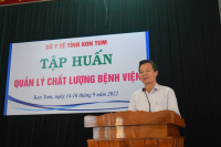 Sở Y tế tổ chức lớp tập huấn về Quản lý chất lượng bệnh viện