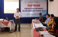 Tập huấn kỹ năng giáo dục sức khỏe và truyền thông nguy cơ phòng, chống dịch bệnh