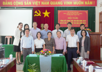 Khối thi đua các đơn vị trực thuộc và bệnh viện tuyến tỉnh tổ chức tổng kết công tác thi đua năm 2022 và ký kết giao ước thi đua năm 2023