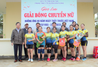 Giao lưu bóng chuyền nữ nhân dịp kỷ niệm 68 năm Ngày Thầy thuốc Việt Nam (27/2/1955 - 27/2/2023)