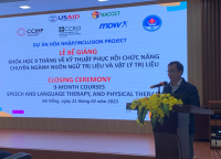 Bế giảng các khóa đào tạo kỹ thuật viên Phục hồi chức năng