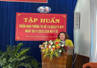 Trung tâm Pháp y tổ chức tập huấn triển khai Thông tư số 13/2022/TT-BYT ngày 30/11/2022 của Bộ Y tế