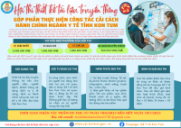 Sở Y tế thông báo tổ chức Hội thi thiết kế tài liệu truyền thông  góp phần thực hiện tốt công tác cải cách hành chính ngành Y tế năm 2023