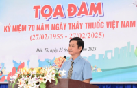 UBND huyện Đăk Tô tổ chức Tọa đàm kỷ niệm 70 năm ngày Thầy thuốc Việt Nam (27/2/1955 - 27/2/2025)