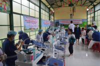Bệnh viện Răng Hàm Mặt Trung ương Thành phố Hồ Chí Minh triển khai Mô hình Trường - Trạm tại Trường Tiểu học Măng Đen huyện Kon Plông