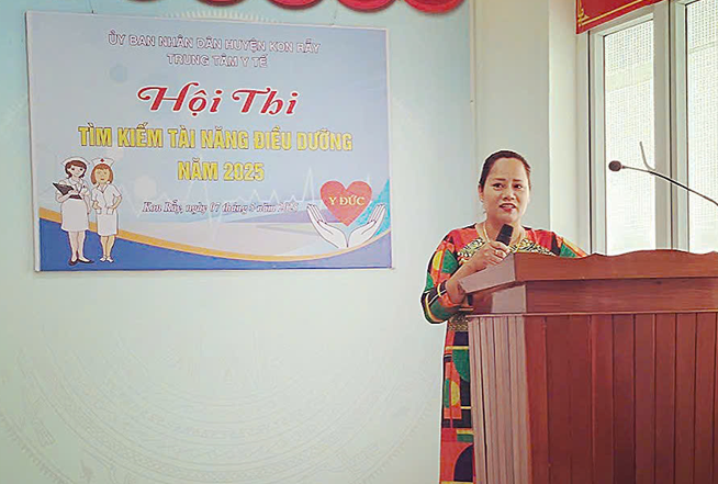 Trung tâm Y tế huyện Kon Rẫy tổ chức Hội thi Tìm kiếm tài năng Điều dưỡng năm 2025